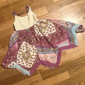 Boho handkerchief dress